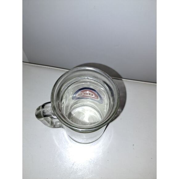 Vintage Chicago Cubs Clear Glass Beer Mug Stein Cup - Picture 3 of 4